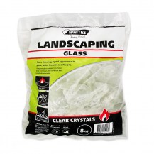 31017 - landscaping glass  - clear crystals